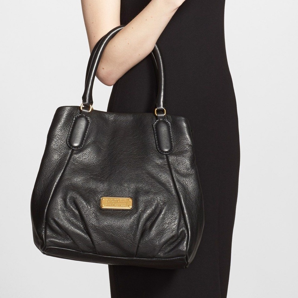 NWT Marc by Marc Jacobs New Q Fran Satchel Crossbody Black Authentic NEW